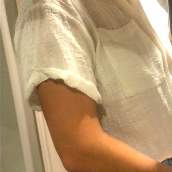 White crop knot tee - Picture 5 of 6